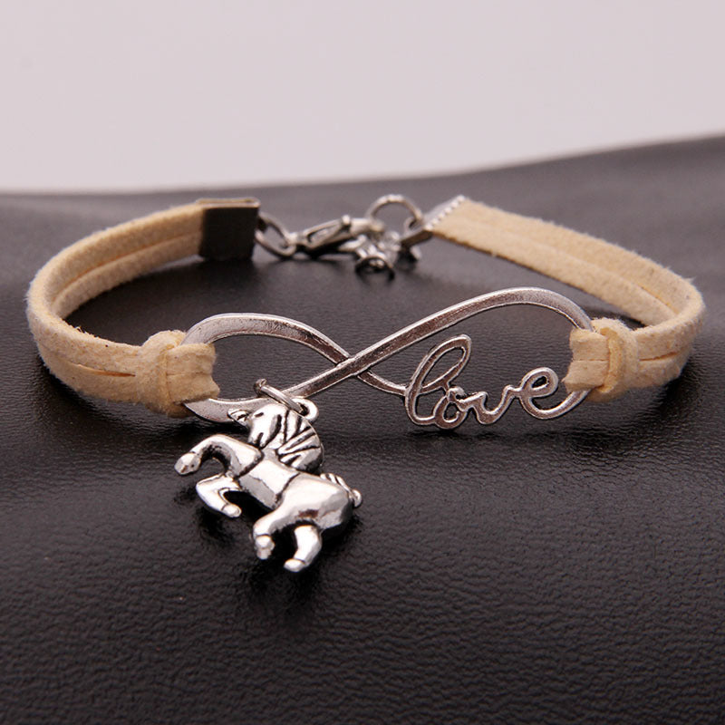 Infinity Love Horses Bracelet