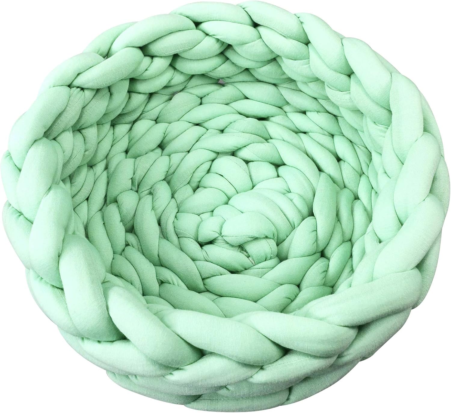 Cat Basket Bed Cotton Knitted Round Pet Beds For Cats Cute Boho Cat Pet Bed Warm Woven Cat Nest For Puppy Kitten Cats Dogs