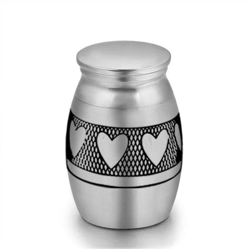 Pet Cremation Urns Metal Memorial Jars For Cats And Dogs Funeral Supplies