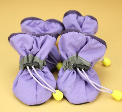 Soft-Bottom Dog Shoes - Anti-Slip Warm Boots for Small to Medium Dogs
